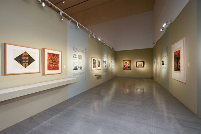 「廖修平90大展」展覽現場