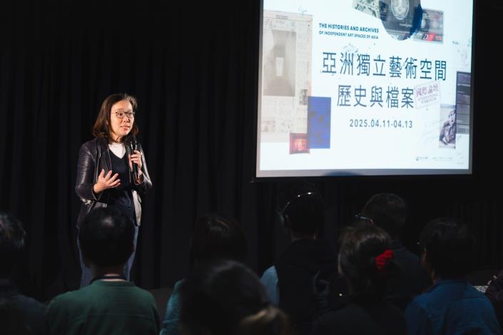 文化部政務次長王時思開幕致詞（照片提供：C-LAB）