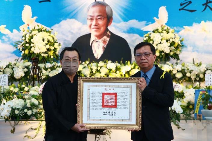 Presidential citation conferred to late Hakka culture studies pioneer Chen Yun-tung