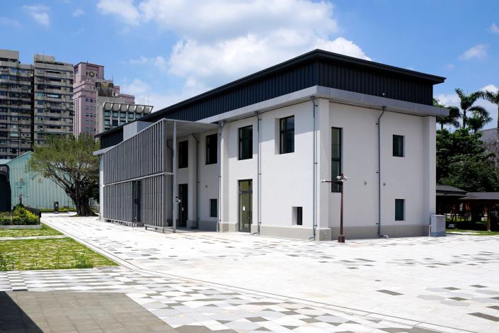 An architecture center at the National Taiwan Museum Railway Department Park