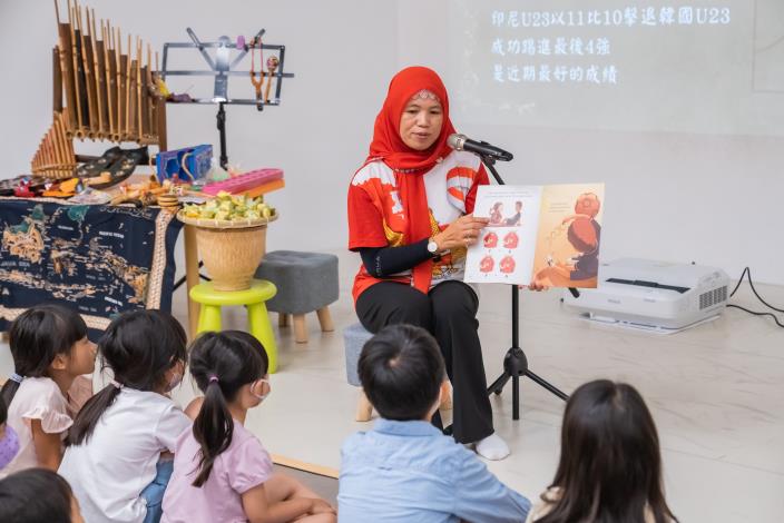 The Indonesian storytelling session in the 'United Nations of Stories' event in 2024