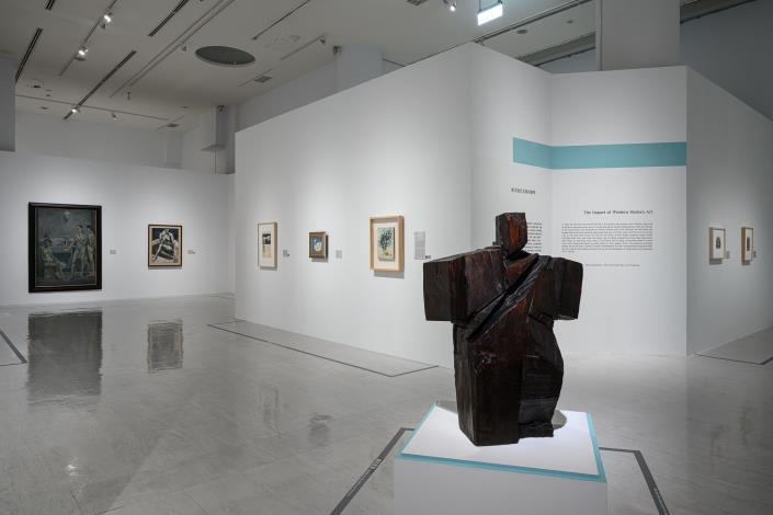 A view of the ‘Arts as Imprints of the Times’ exhibition
