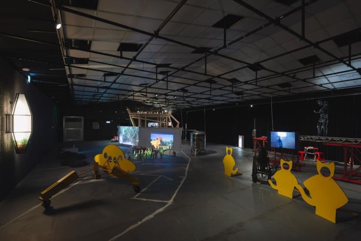 A view of the exhibition at C-LAB