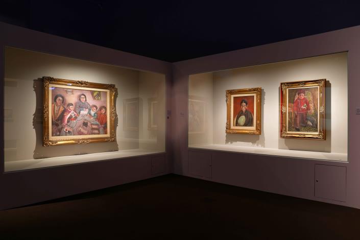 Chen Cheng-po's family portrait paintings