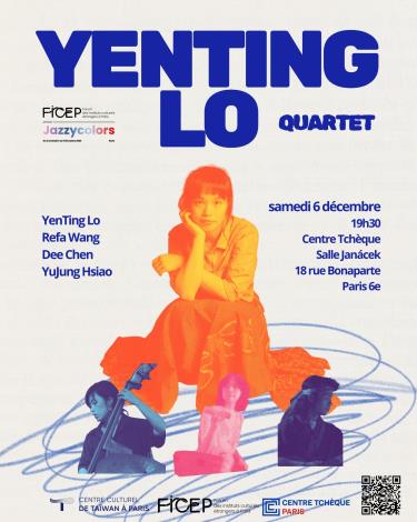 YenTing Lo Quartet se produit au Centre Tchèque de Paris