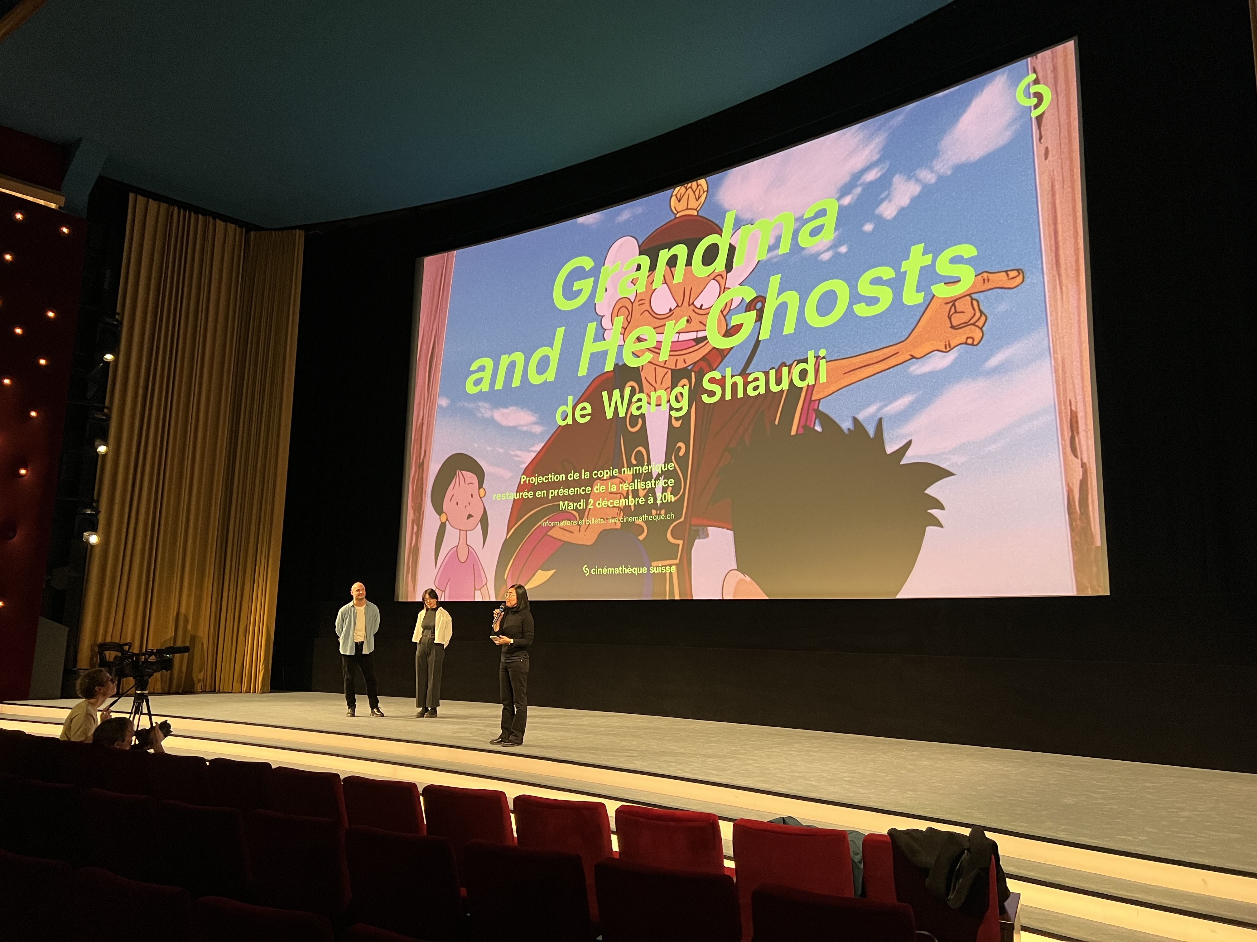 La projection spéciale de « Grandma and Her Ghosts » à la Cinémathèque suisse a suscité un enthousiasme débordant ! 