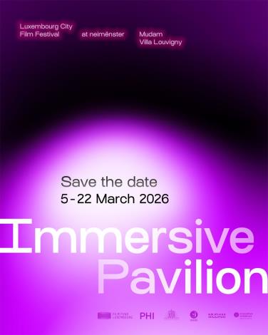 盧森堡城市電影節Immersive Pavilion主視覺(Film Fund Luxembourg盧森堡電影基金會提供)