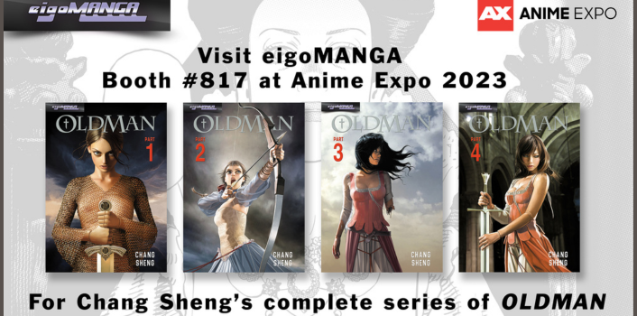eigoMANGA Booth 817 at Anime Expo 2023