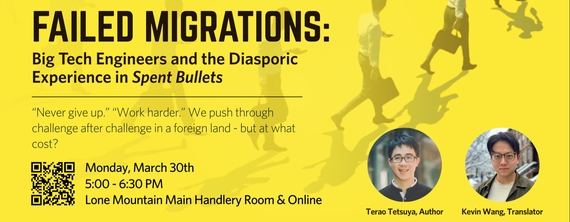 Taiwan’s Spent Bullets Launches U.S. Tour: Author Terao Tetsuya and Translator Kevin Wang Meet Readers in the Bay Area