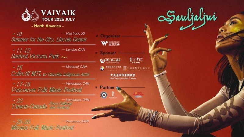 Golden Melody Winner Sauljaljui Brings Taiwan’s Indigenous Music to Greater Vancouver