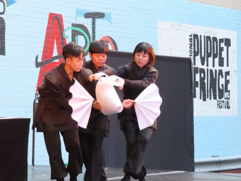 El grupo teatral de Taiwán Puppet Beings Theatre