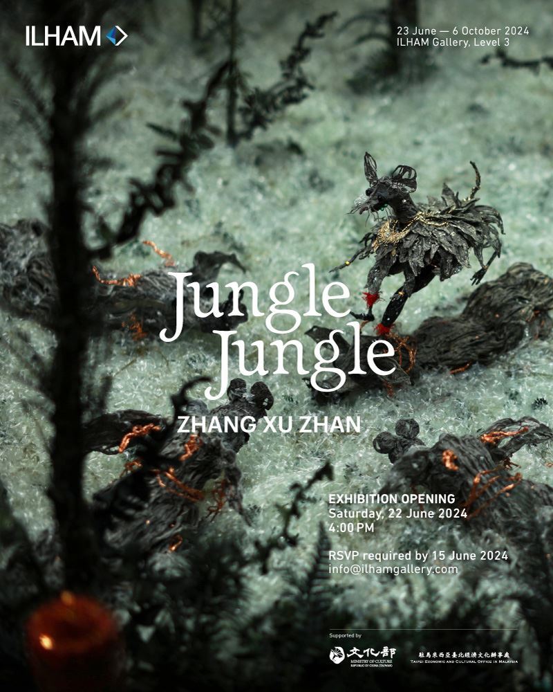 El artista taiwanés Zhang Xu-zhan presenta su primera exposición individual en Malasia