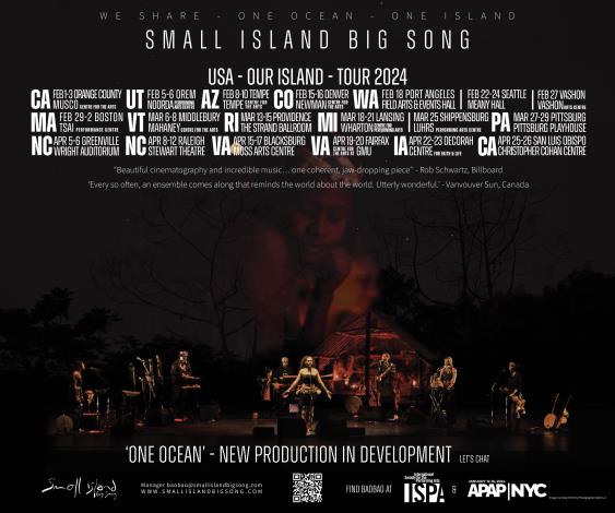 Small Island Big Song 2024 USA tour 