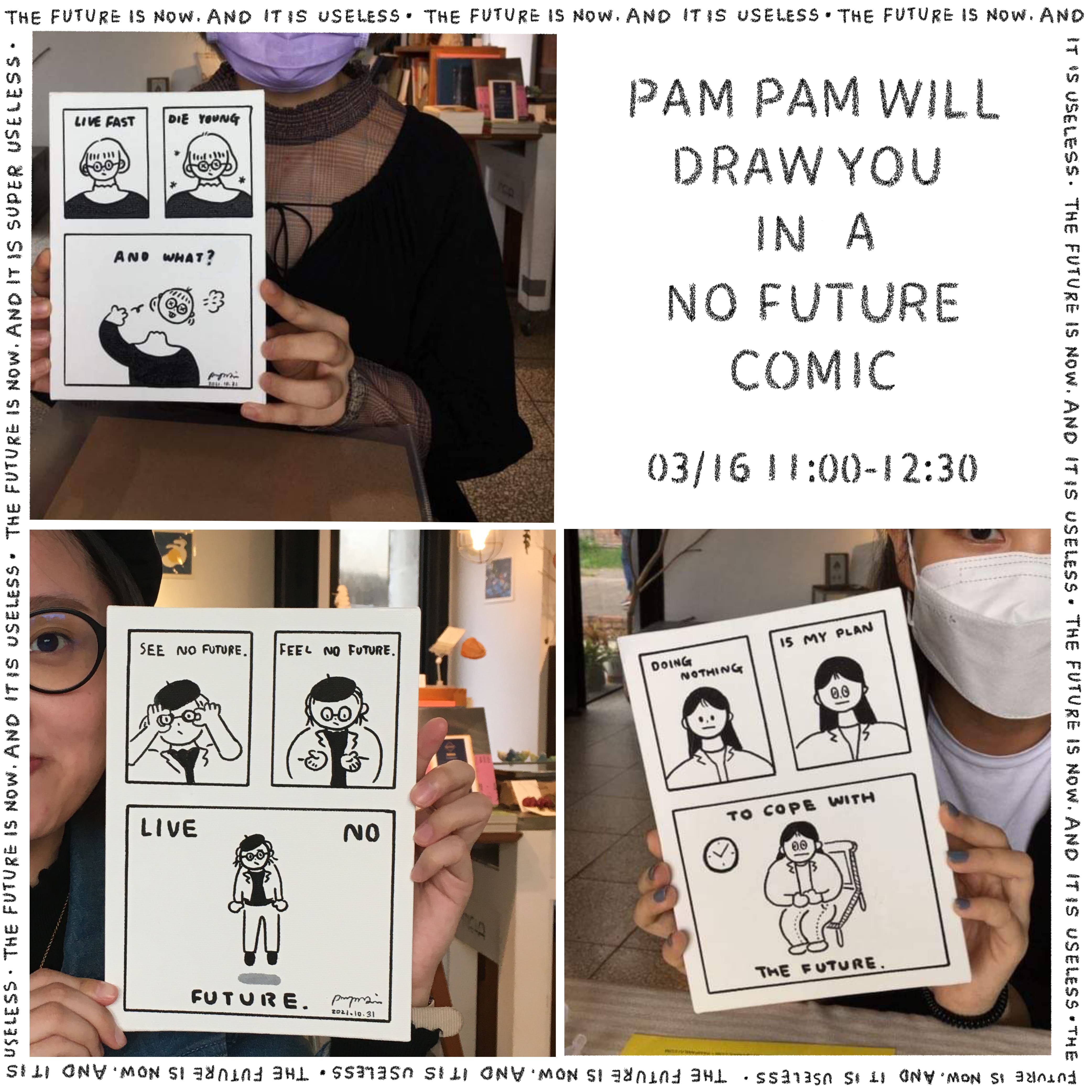 Pam Pam's Live Caricature Comics