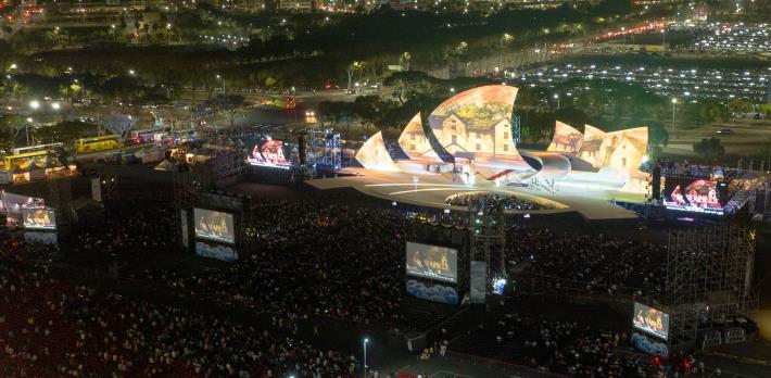 Kementerian Kebudayaan dengan cermat merencanakan pertunjukan Opera “1624” berskala besar dan menarik 20 ribu orang lebih menyaksikan bersama.