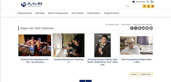Website Kementerian Kebudayaan Versi Bahasa Malaysia, Bahasa Thailand Resmi Diluncurkan