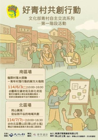 文化部青村自主交流系列活動第一階段-南北區