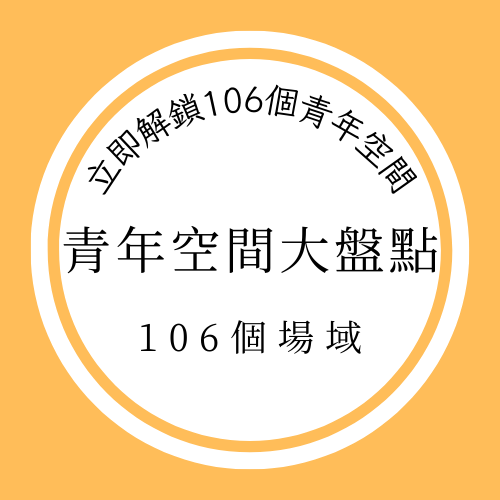 青年空間資源大盤點｜106 個場域等你來交流