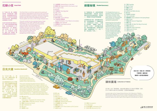 國立臺灣美術館雕塑園區地圖（二）
