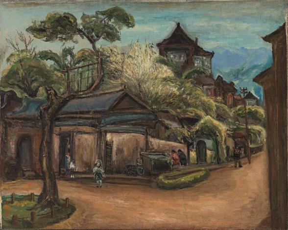 4. 陳澄波_懷古_1945