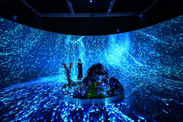 「海」展覽現場，國立臺灣美術館提供，攝影：ANPIS FOTO 王世邦