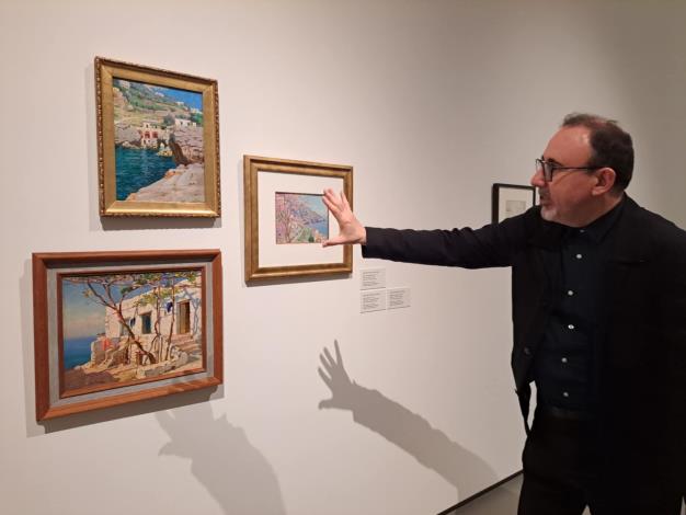 立陶宛國家美術館總館長Dr. Arūnas Gelūnas親自導賞美術館典藏品以及展覽內容