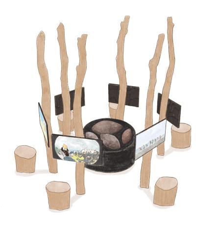 8. Makotaay生態藝術村，〈Makotaay的藝術與行動主義〉模擬圖