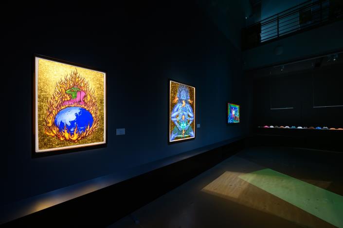 「虛迷山」展覽現場，國立臺灣美術館提供，攝影：ANPIS FOTO 王世邦