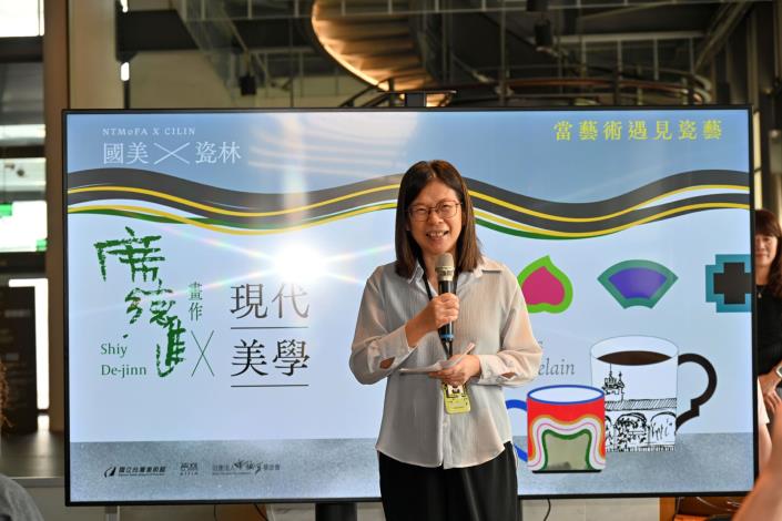 國立臺灣美術館長陳貺怡致詞