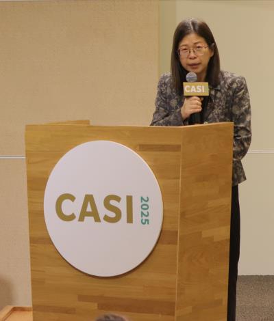 CASI 2025 由國美館館長陳貺怡女士致詞拉開序幕