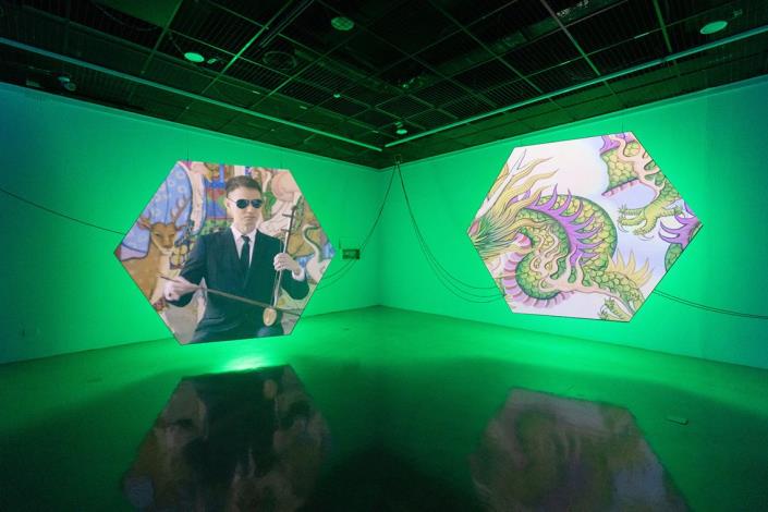 致穎,〈鏈結〉作品局部