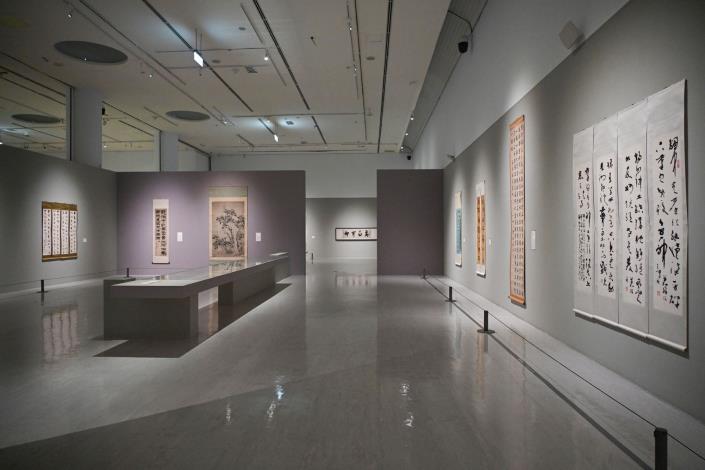 「中原流風：臺灣早期書畫」展區