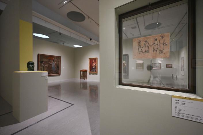 「引光顯影：20世紀前期臺灣美術的在地色彩」展區