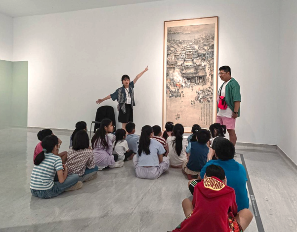 附圖2、國家語言視覺藝術體驗營往年活動回顧：咱來去展覽廳看作品！