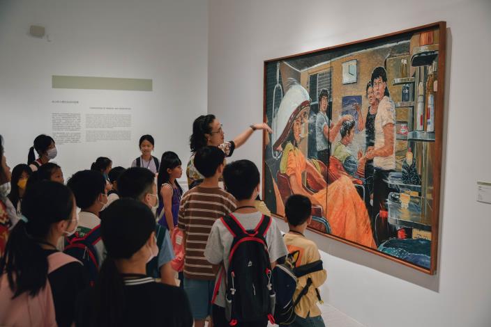 圖1、國美館國家語言視覺藝術體驗營-咱做伙來去展覽廳看作品！-1