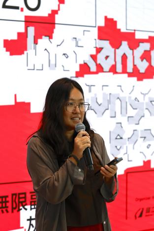 參展藝術家鄭亭亭於2026光州雙年展臺灣館開幕式致詞