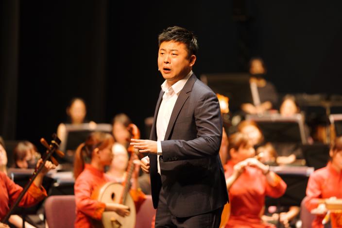 榮興客家採茶劇團演員胡毓昇演唱《賢女勸夫》