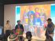 杵音文化藝術團高淑娟團長現場解說阿美族音樂與舞蹈特色。