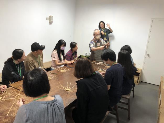 「傳藝友善 聽障導覽」傳統工藝DIY-籐編杯墊