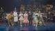 左起演員孫克薇、傅介瑋、馮先芝、朗祖筠、指揮張尹芳、演員鍾博淳、李胤碩一同合照