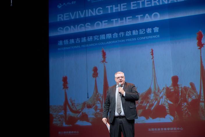 奧地利臺北辦事處處長 Christian Helbig何士誠致詞。