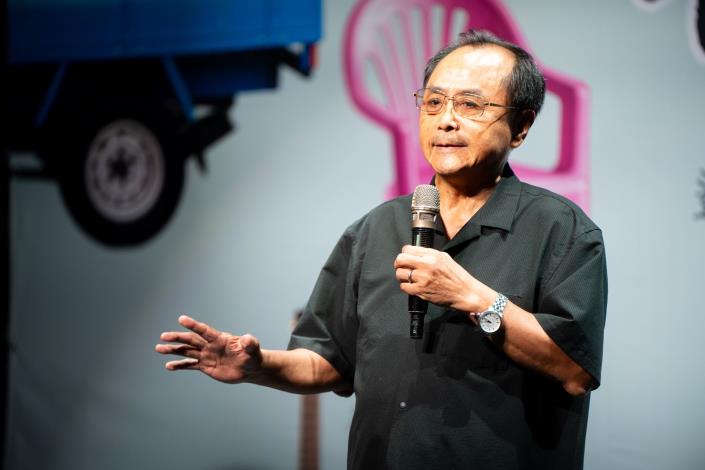 監察委員浦忠成致詞。