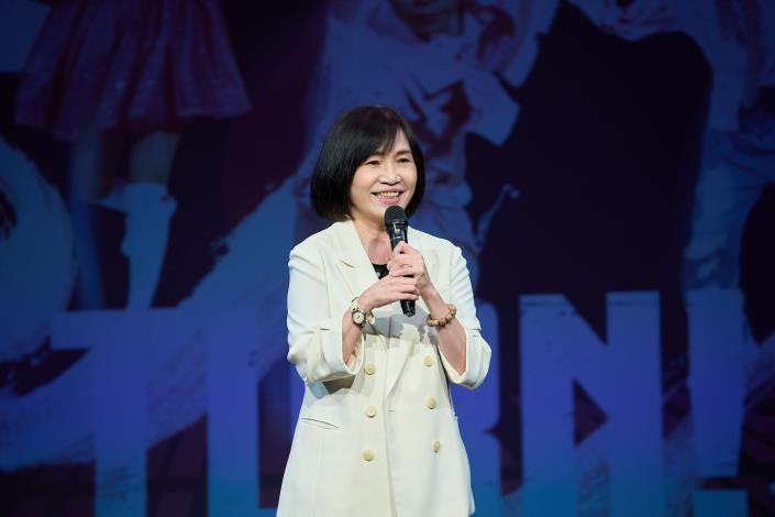 國立傳統藝術中心主任陳悅宜述說策展展望並給予新秀勉勵