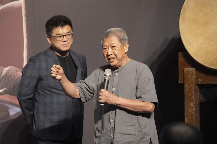 《鼕—製鼓師的聲音家書》「人間國寶」响仁和製鼓大師王錫坤老師代表致詞