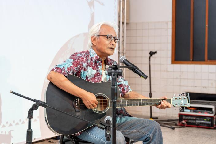 開幕式現場，特別邀請創作歌手、音樂詩人達卡鬧則帶來原住民歌曲組曲，現場氣氛溫暖又熱烈。