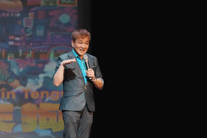 國立臺灣戲曲學院研發長林顯源表示，將拱樂社經典帶進學校不僅讓學生了解臺灣戲曲發展歷程的豐姿百態，更代表了文化的不斷傳承。-2