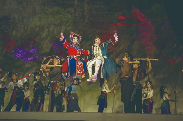 《1624》中的蒲嚕蝦以民族的立場，守住身為女性的主體性。（國立傳統藝術中心提供）