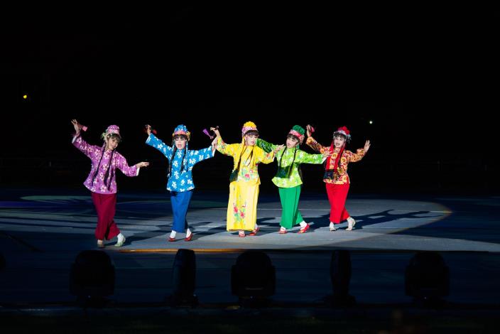 2017年壯三新涼樂團於宜蘭全運會開幕式上演出《什細記．賞花》。