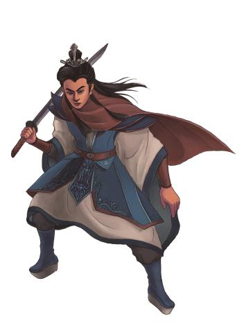 受歷史時空影響，內臺戲揉合傳統與胡撇仔，傳統武生手持武士刀的扮相，體現極具層次感的混種美學，亦是其最具標誌性的戲曲特色。（國立傳統藝術中心提供）