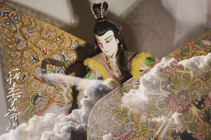 以皮影戲演繹宛如《摩訶波羅多》神話般的夢境。（真雲林閣掌中劇團提供）